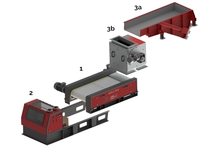Design of the non-ferrous metal separator ECS