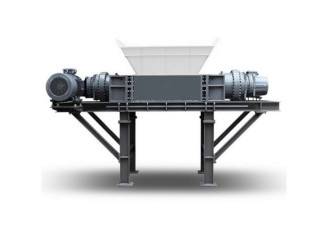 WT Slow-running twin-shaft shredder