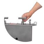 Magnetic grate separators in housing MRZ